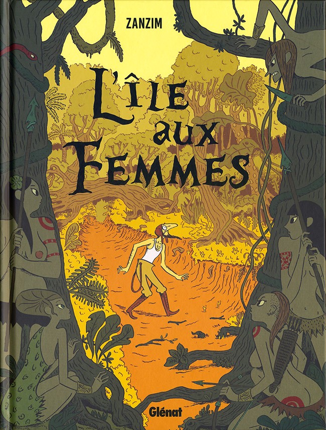 Coverture de la BD : L'Île aux Femmes