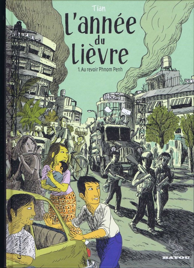 Coverture de la BD : Au revoir Phnom Penh