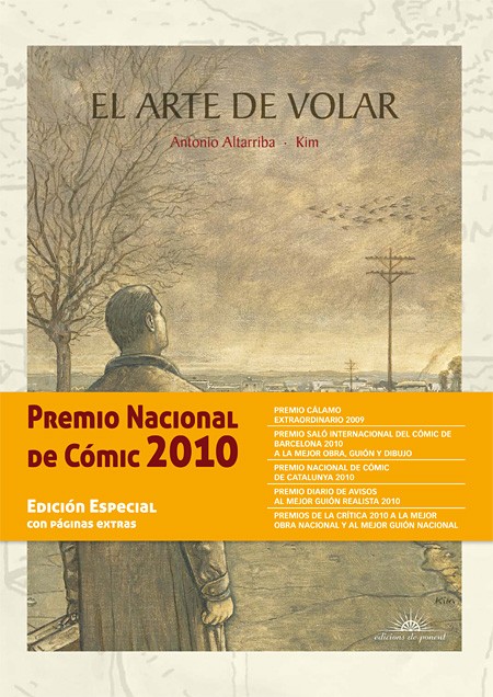 Coverture de la BD : El arte de volar
