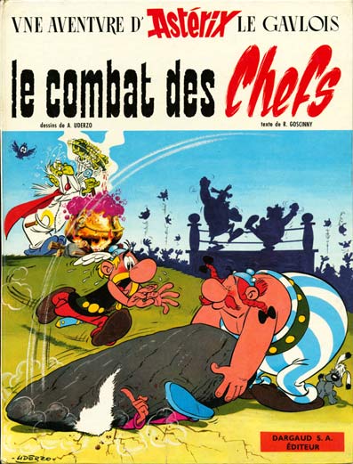 Coverture de la BD : Le combat des chefs