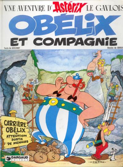 Coverture de la BD : Obélix et compagnie