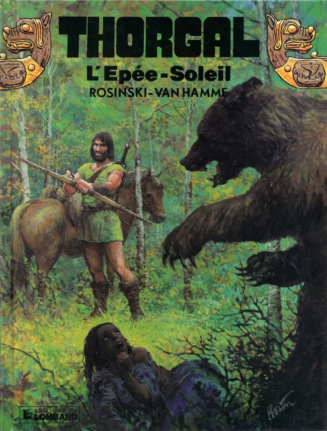 Coverture de la BD : L'épée-Soleil