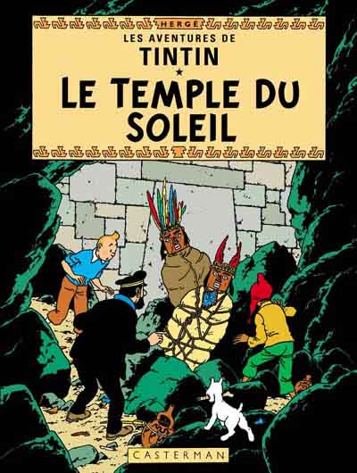 Coverture de la BD : Le temple du soleil
