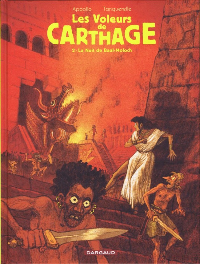 Coverture de la BD : La Nuit de Baal-Moloch