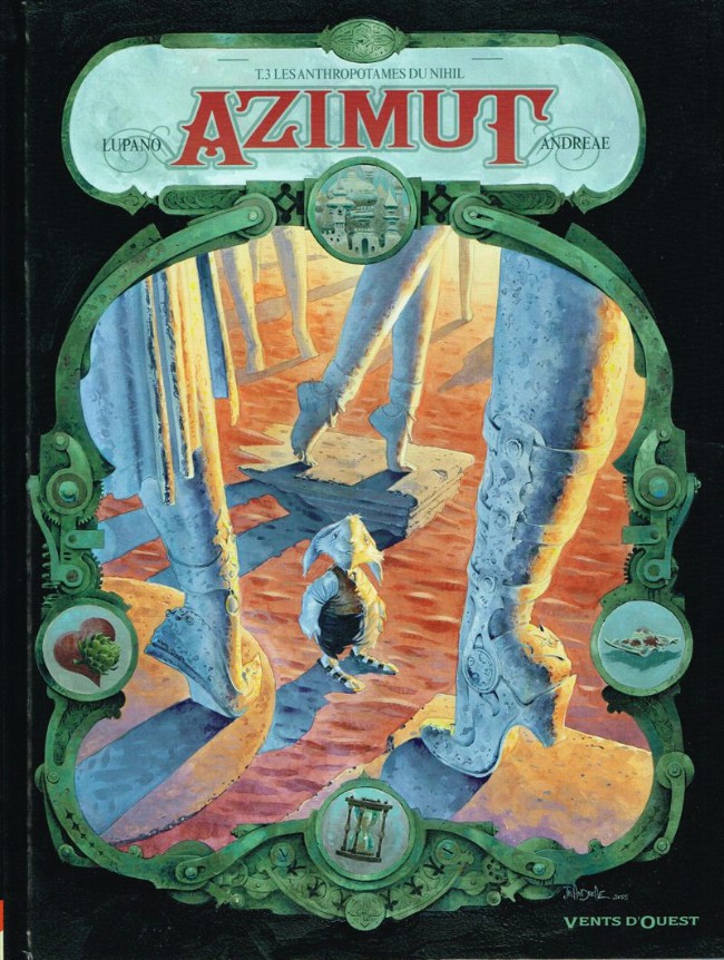 Coverture de la BD : Les anthropotames du Nihil