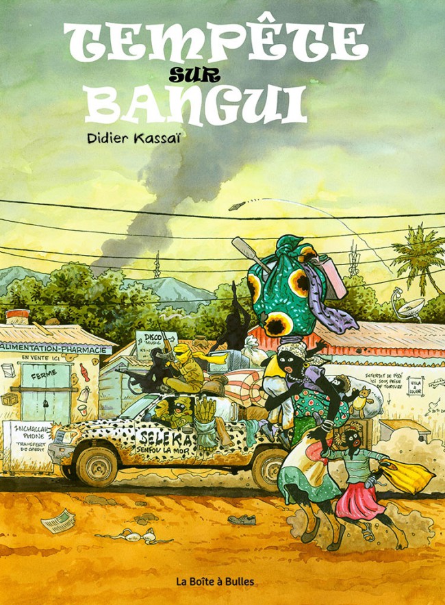 Coverture de la BD : Tempête sur Bangui
